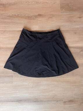 Athleta All Day Skort, Black, Athletic Golf, Pickleball, Tennis Skirt, W 10
